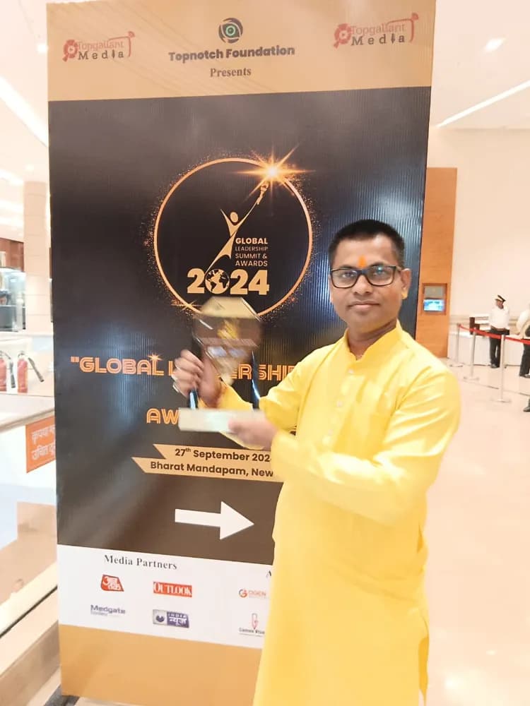 Chittaranjan Shastri at an industry recognition and media event