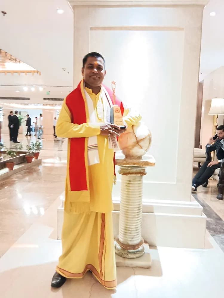 Chittaranjan Shastri at an industry recognition and media event