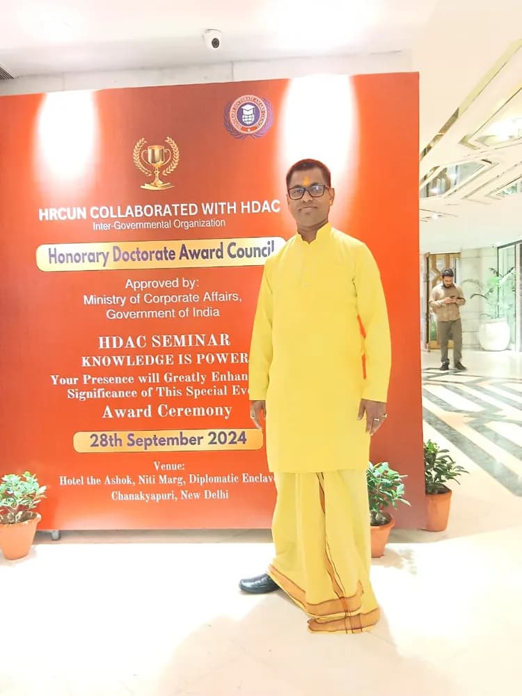 Chittaranjan Shastri at an industry recognition and media event