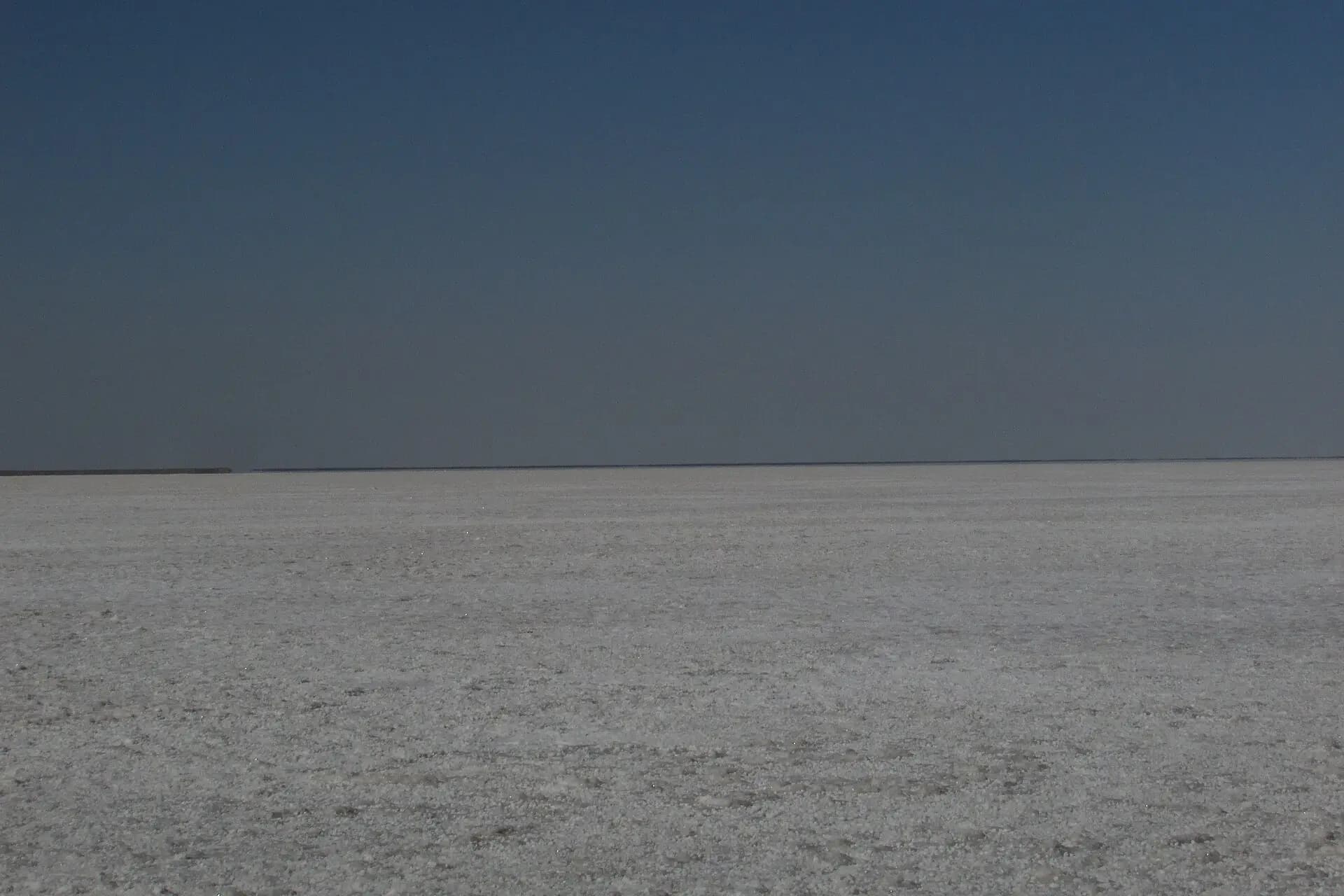 The white salt desert of the Rann of Kutch, Gujarat